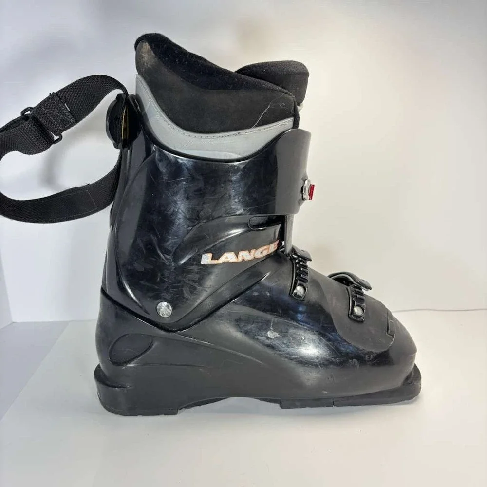 Women's Lange Fit @ Fun Ski Boots 255 Black Red 3/1/2 3 Marco ADJ Size 8.5 US